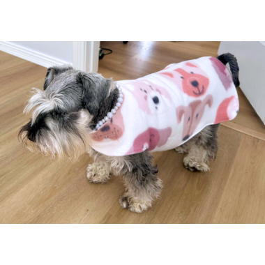 Dog Faces Fleece Jacket