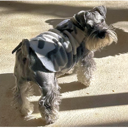 Grey Camo Fleece Jacket 